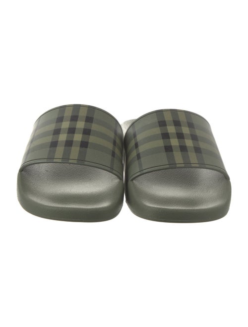 Burberry Nova Check Pattern Rubber Slides