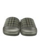 Burberry Nova Check Pattern Rubber Slides