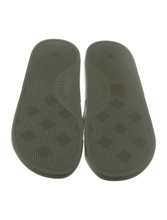 Burberry Nova Check Pattern Rubber Slides