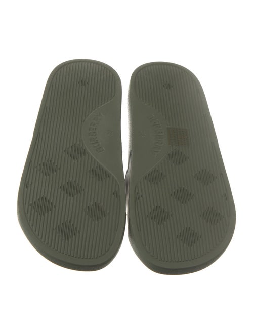 Burberry Nova Check Pattern Rubber Slides