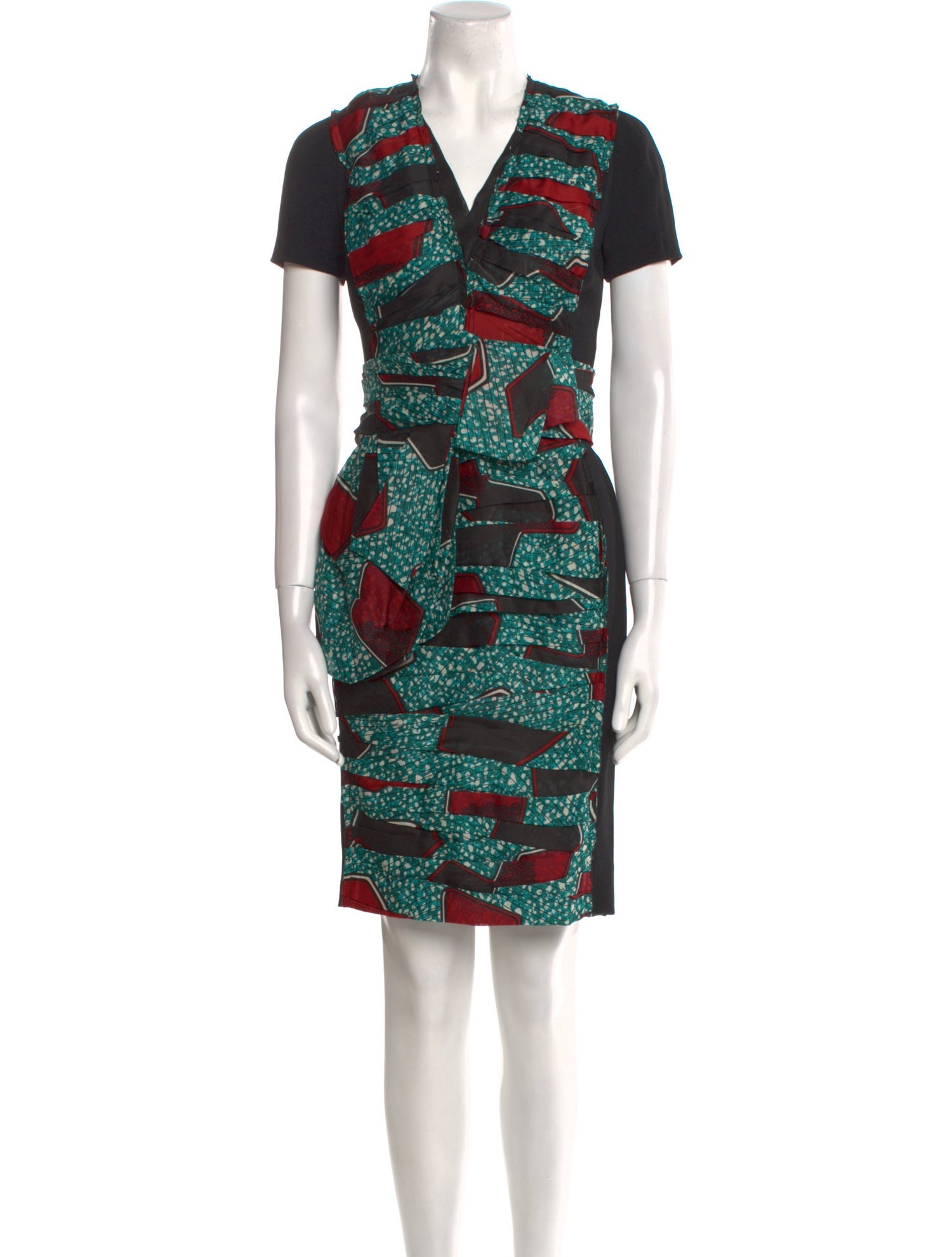 Burberry Silk Knee-Length Dress