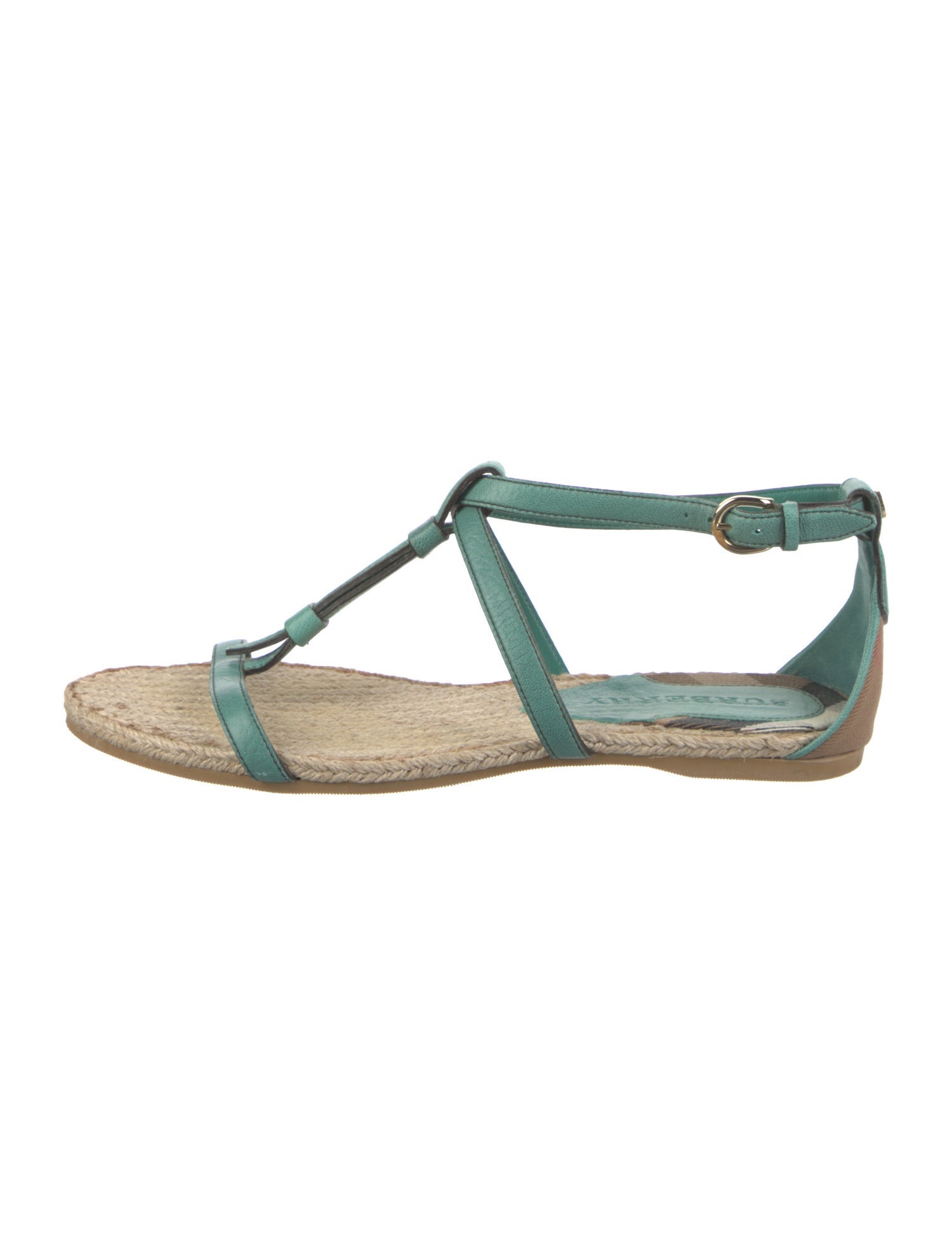Burberry Leather Espadrilles