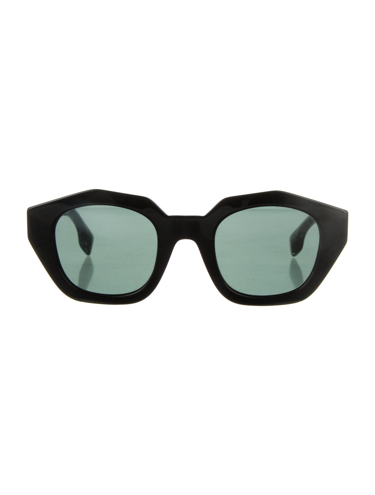 Burberry House Check Pattern Square Sunglasses