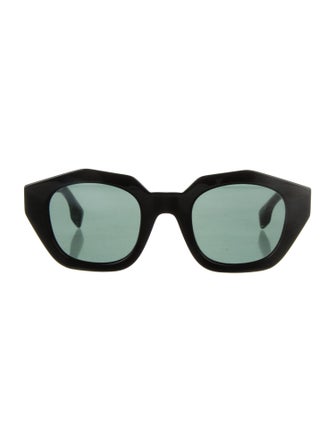 Burberry House Check Pattern Square Sunglasses