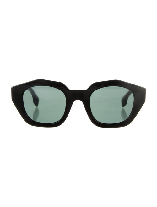 Burberry House Check Pattern Square Sunglasses