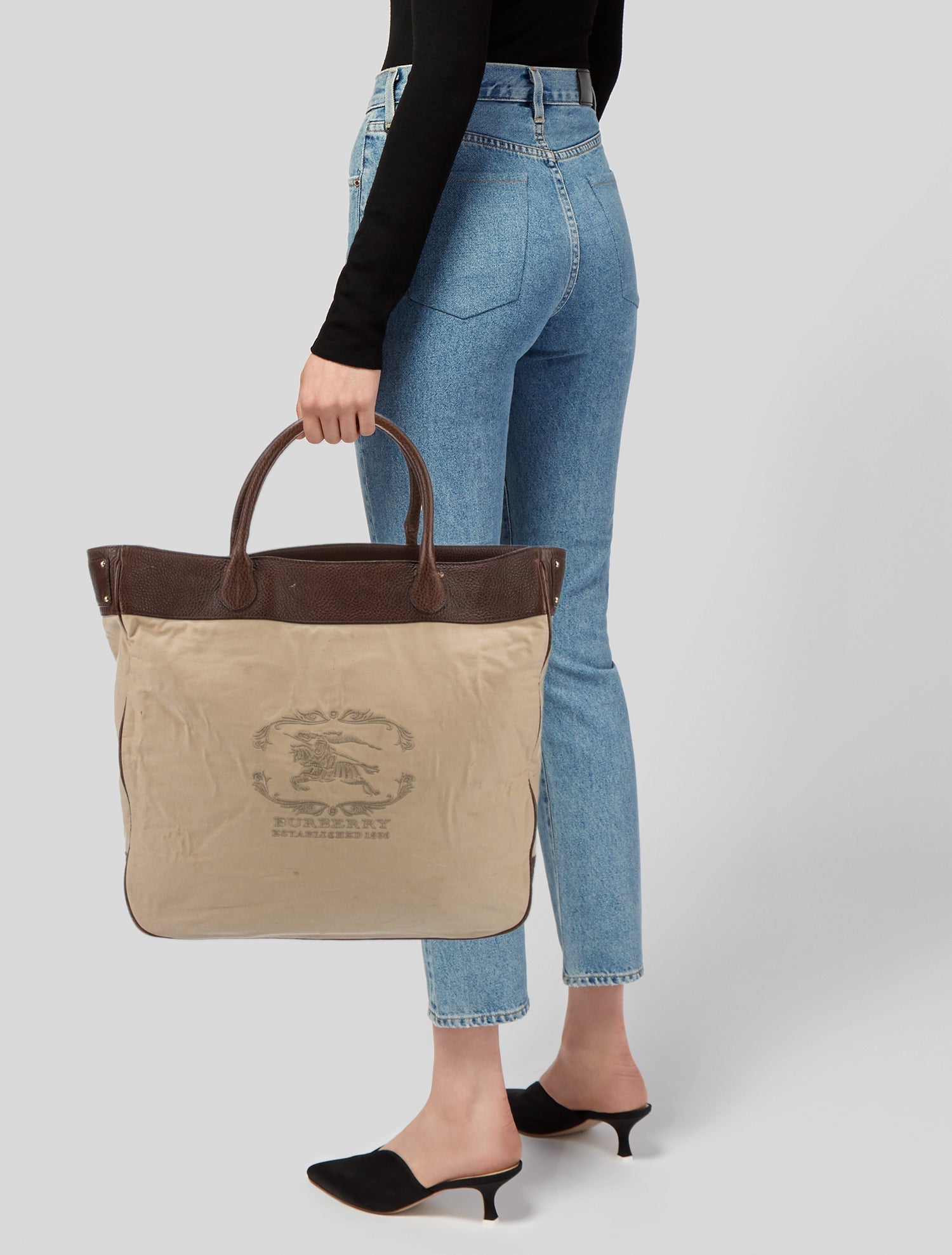Burberry Canvas Tote