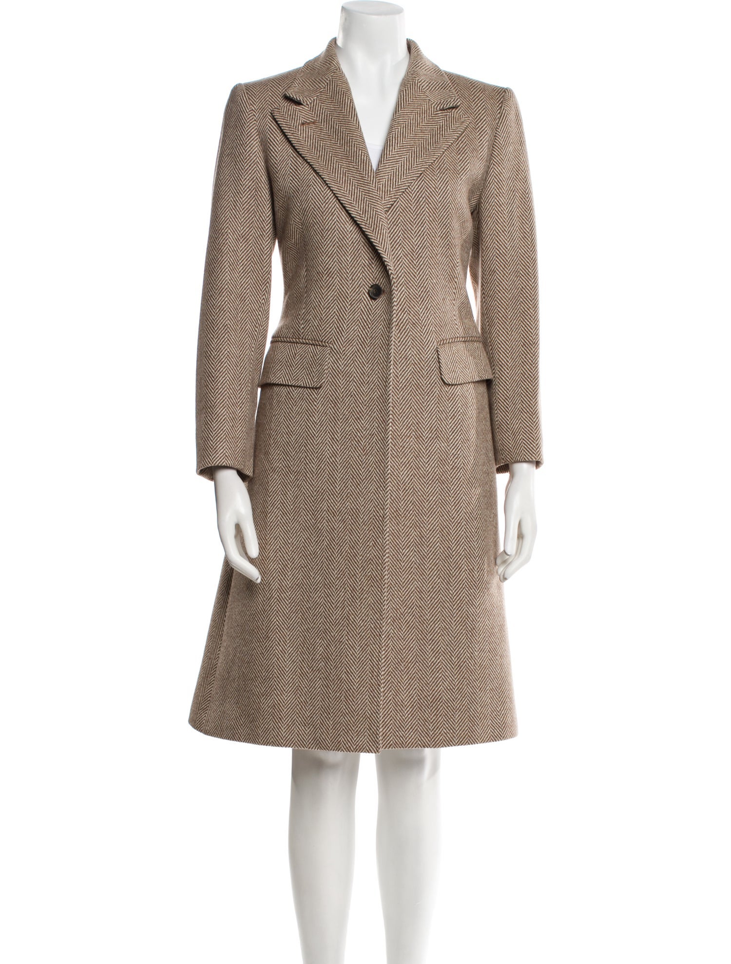 Burberry Wool Tweed Pattern Skirt Suit