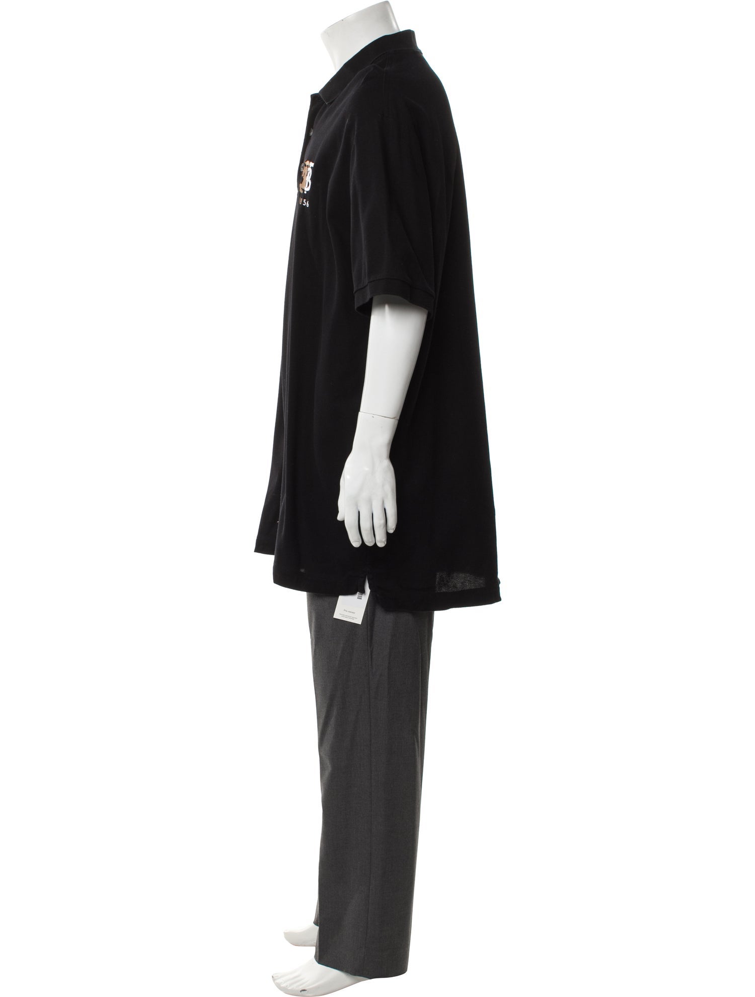 Burberry Crew Neck Short Sleeve Polo Shirt