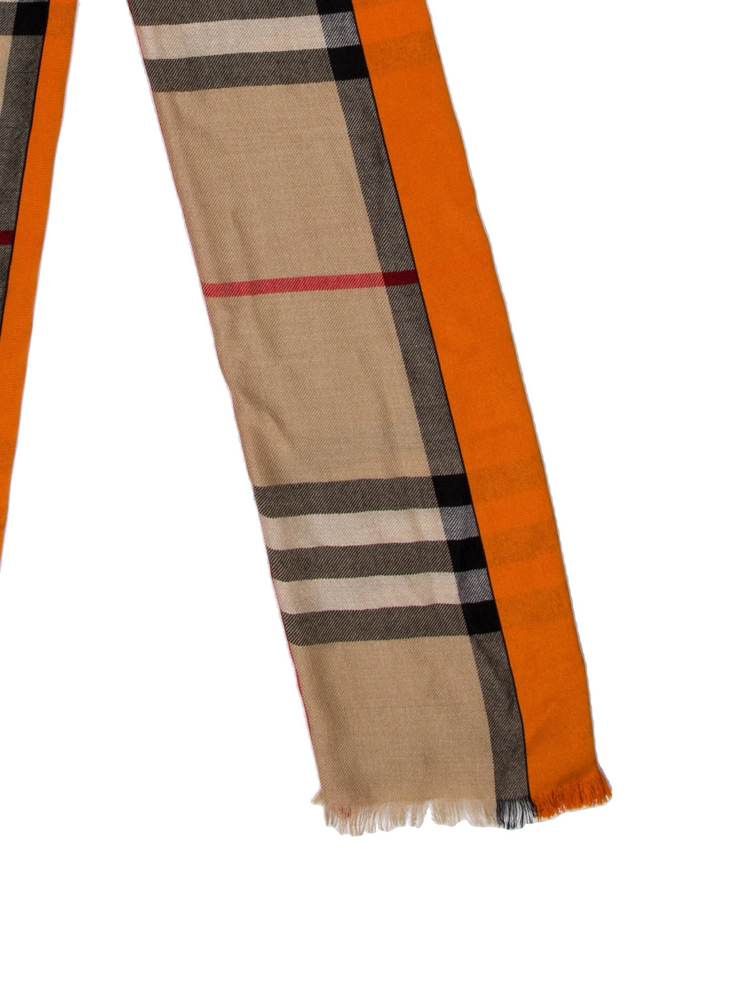 Burberry Cashmere Striped Scarf