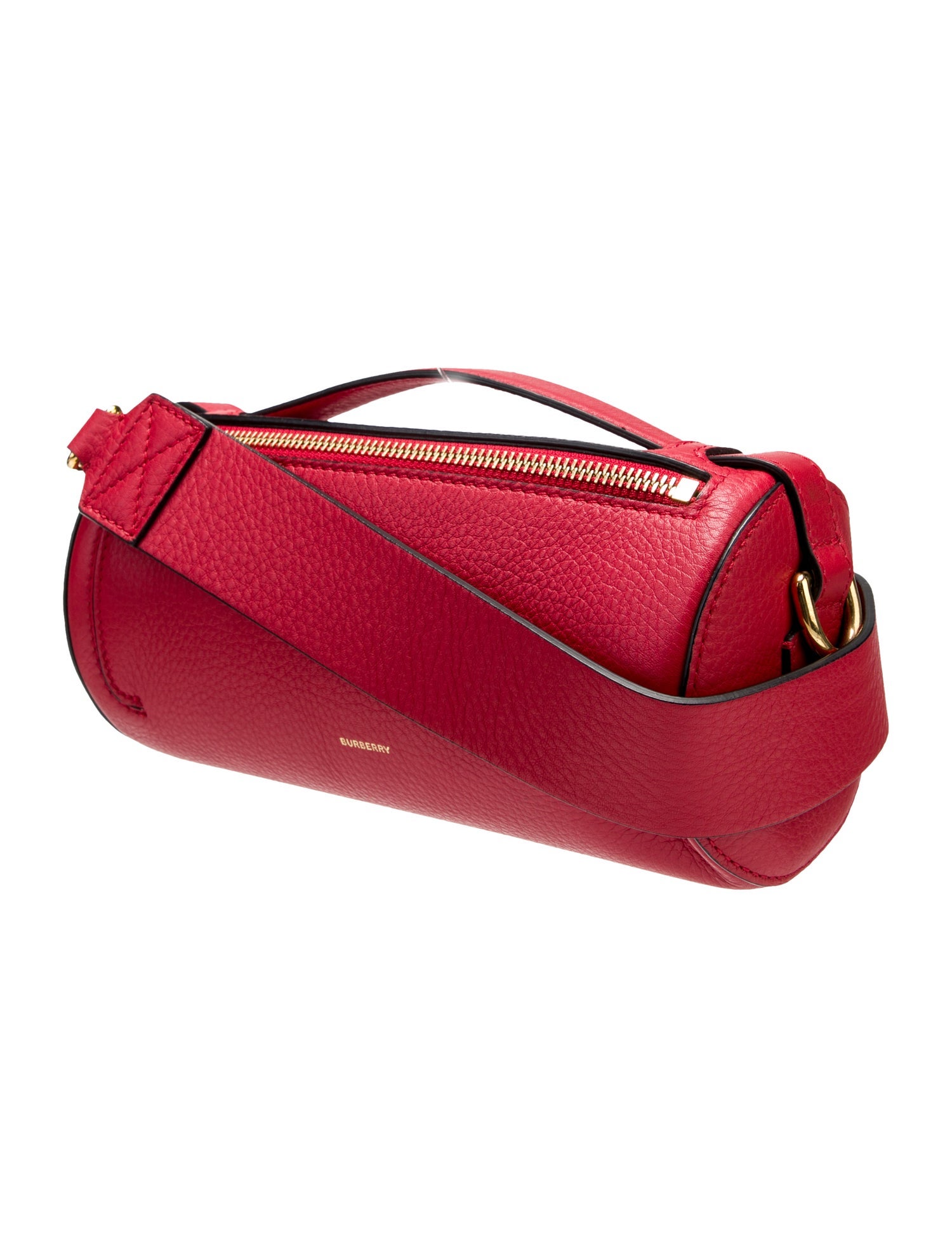 Burberry Leather Top Handle Bag