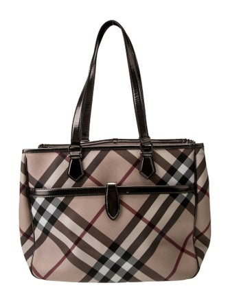 Burberry Super Nova Check Tote