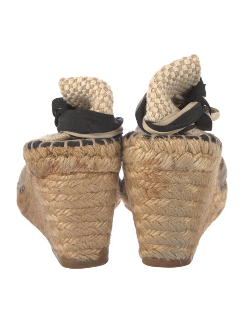 Burberry Canvas Printed Slingback Pumps