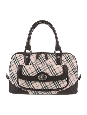 Burberry Nova Check Top Handle Bag