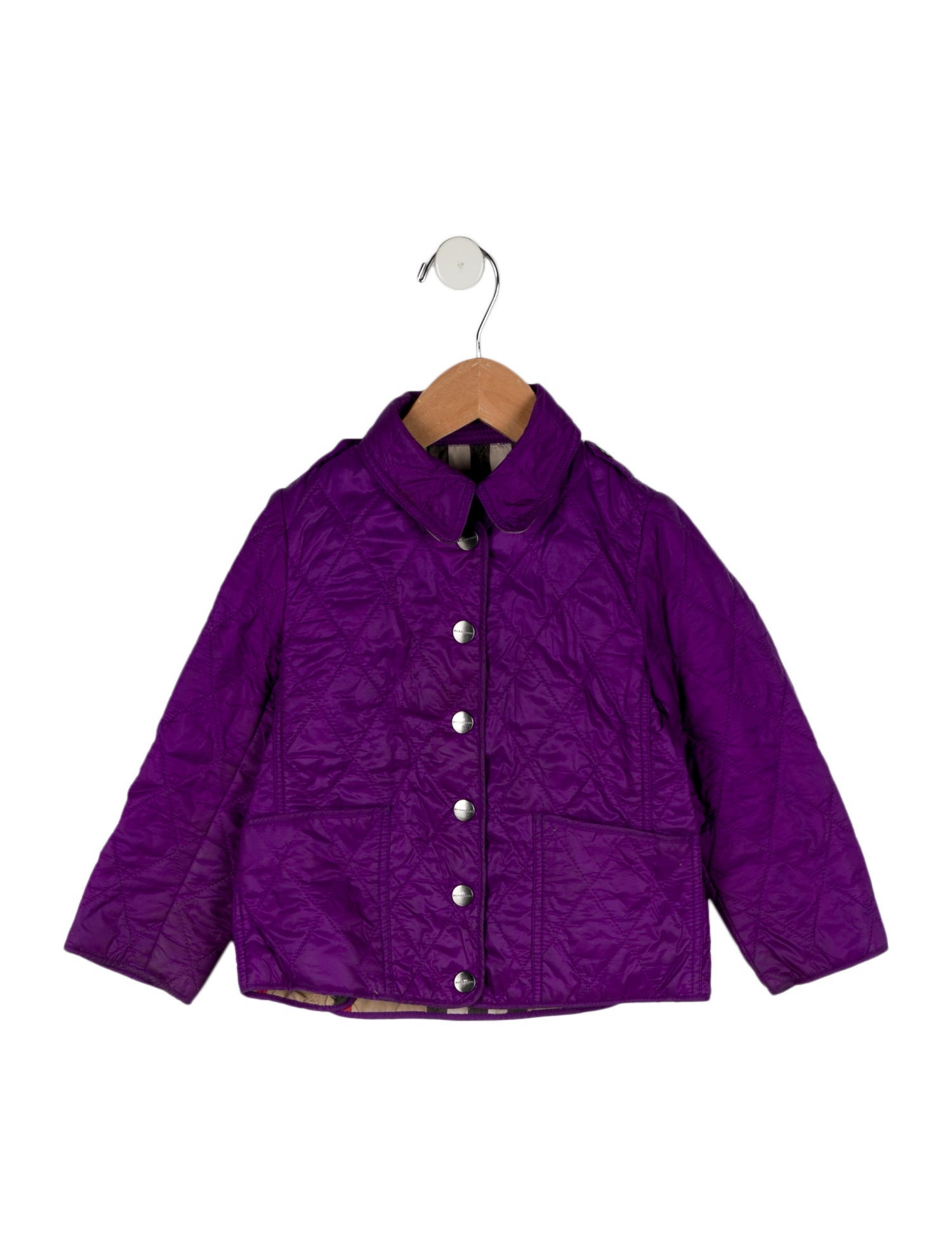 Burberry Solid Quilted Jacket