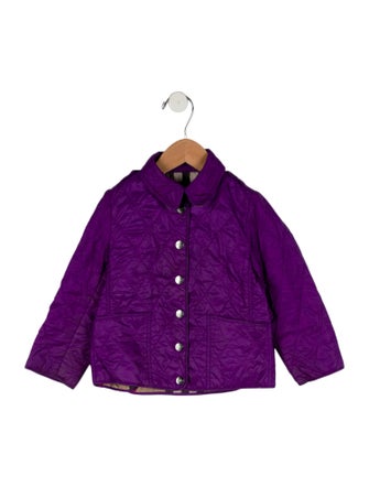 Burberry Solid Quilted Jacket