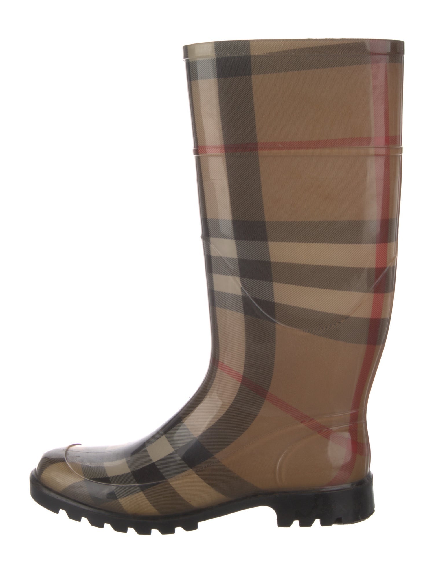 Burberry Rubber Printed Rain Boots