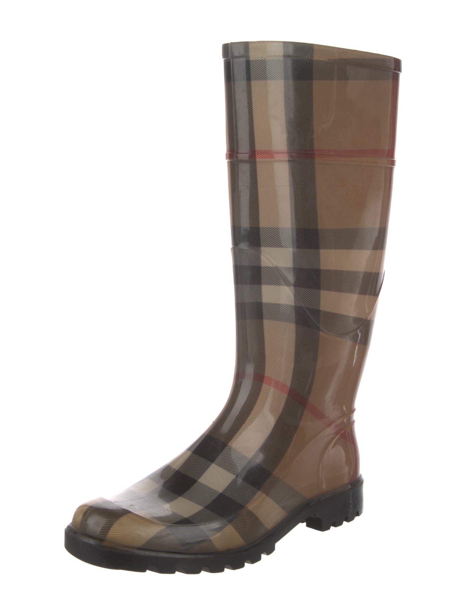 Burberry Rubber Printed Rain Boots