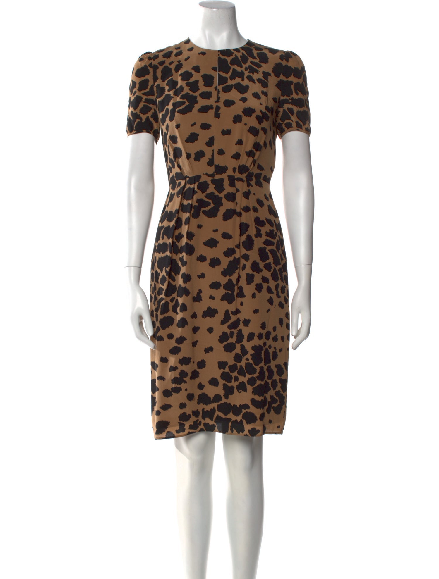 Burberry Silk Knee-Length Dress