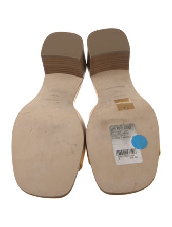 Burberry TB Monogram Leather Slides