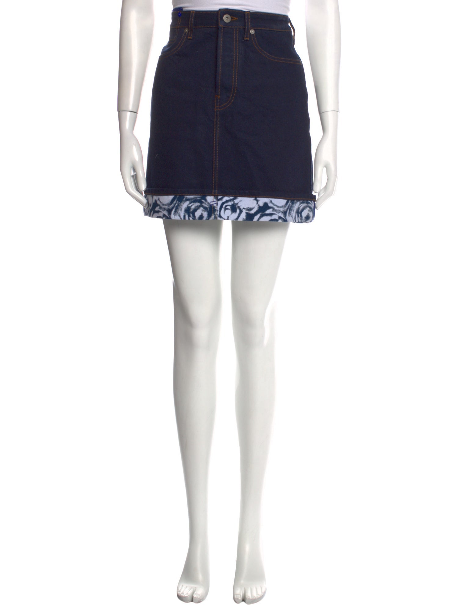 Burberry Graphic Print Mini Skirt