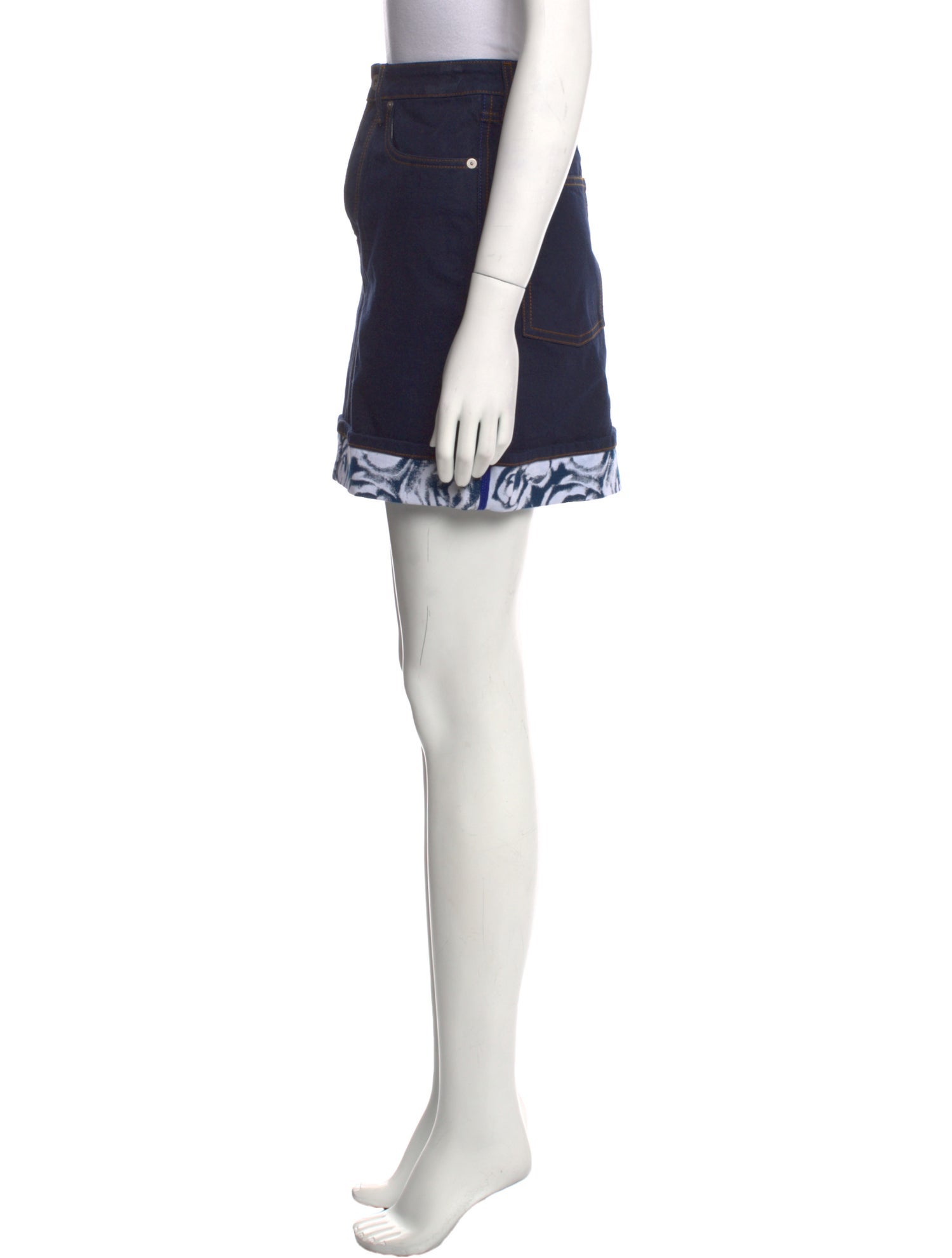 Burberry Graphic Print Mini Skirt