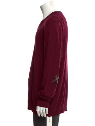 Burberry Exploded Check Pattern V-Neck Pullover