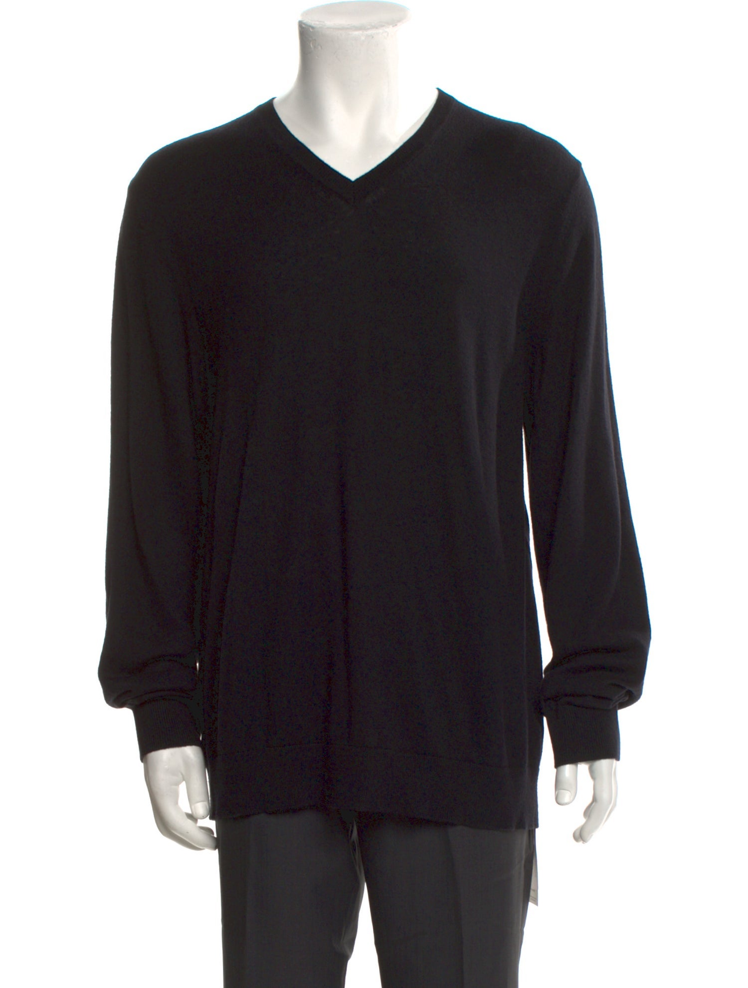 Burberry V-Neck Long Sleeve Pullover