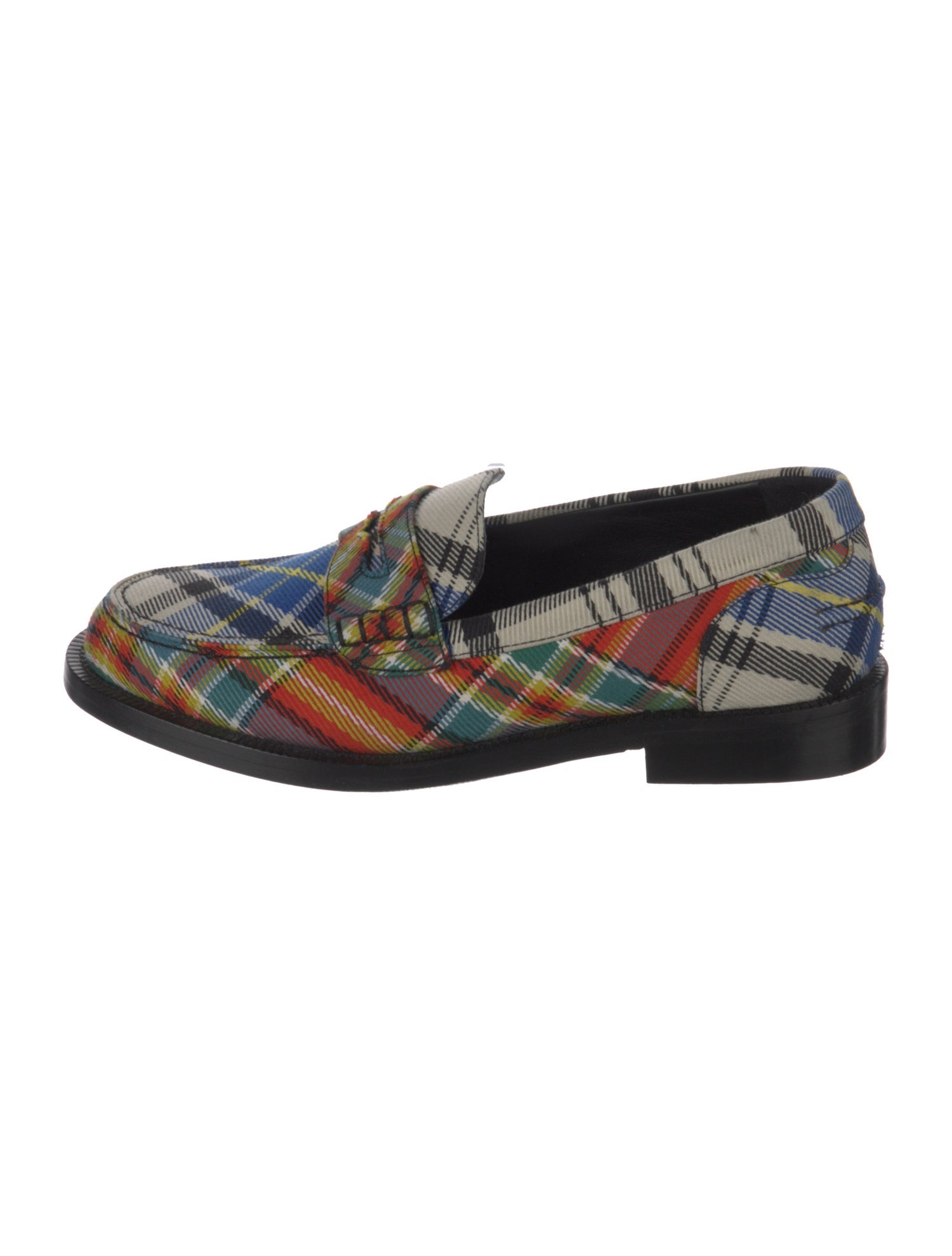 Burberry House Check Pattern Canvas Loafers