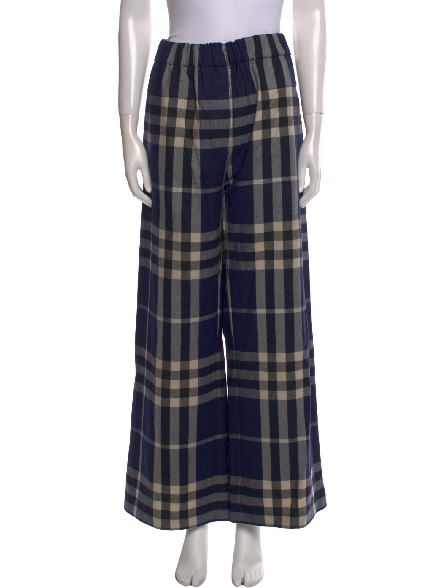 Burberry Wool Wide Leg Pants