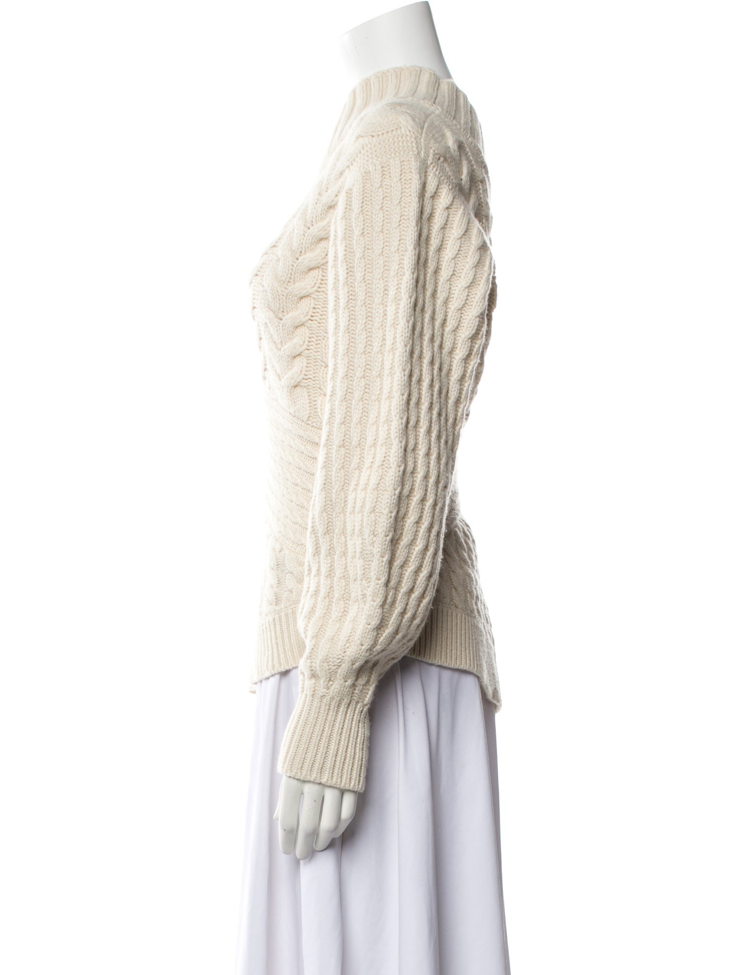 Burberry Cashmere Asymmetrical Sweater