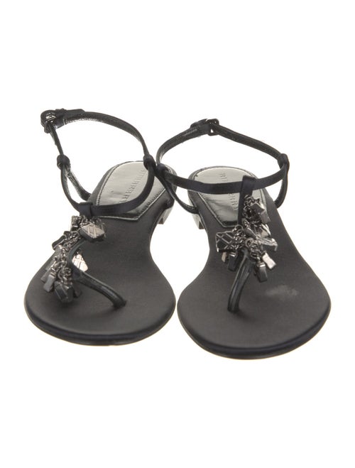 Burberry Satin Slingback Sandals