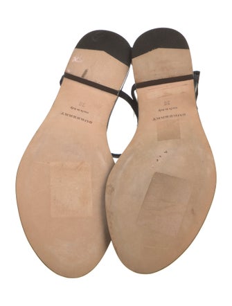 Burberry Satin Slingback Sandals