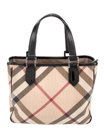 Burberry Prorsum Nova Check Top Handle Bag
