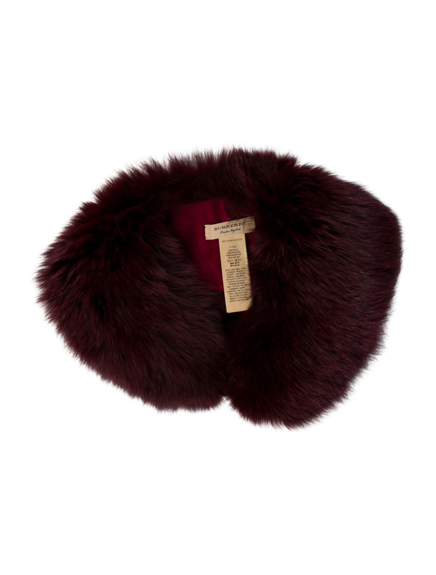 Burberry Fur Shawl