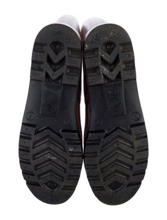 Burberry Haymarket Check Pattern Rubber Rain Boots