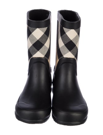 Burberry Nova Check Rubber Rainboots