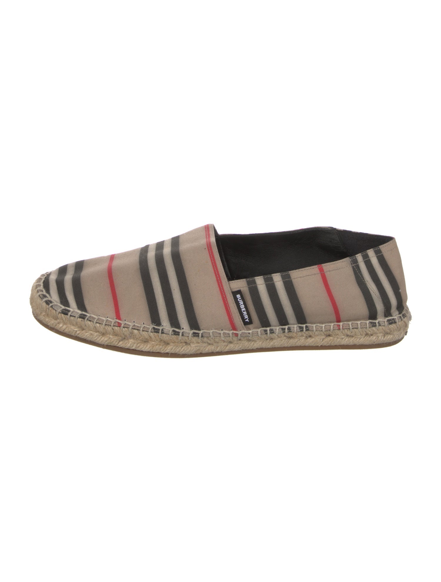 Burberry House Check Pattern Canvas Espadrilles