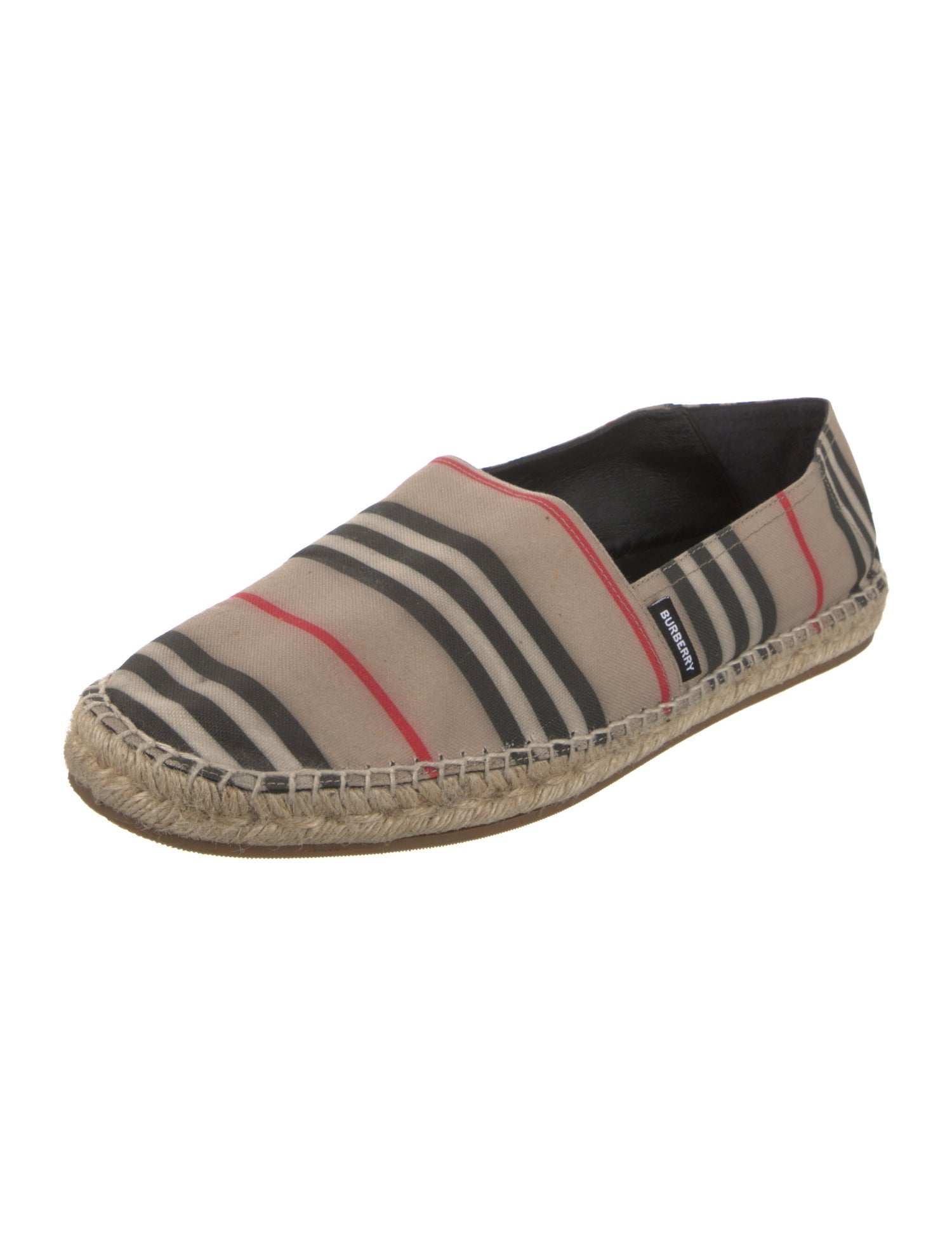 Burberry House Check Pattern Canvas Espadrilles