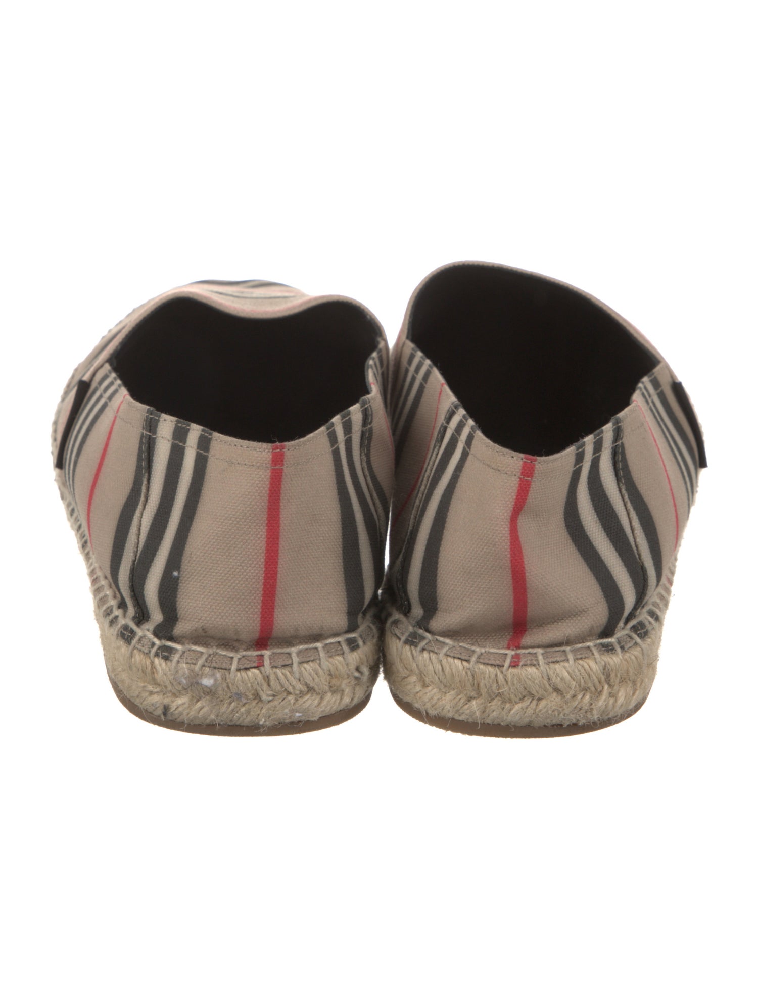 Burberry House Check Pattern Canvas Espadrilles