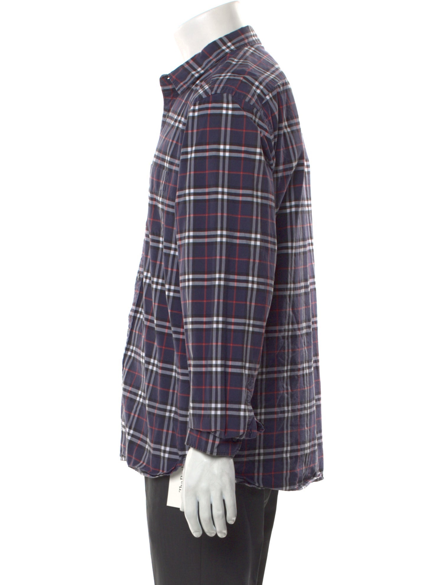 Burberry House Check Pattern Long Sleeve Shirt