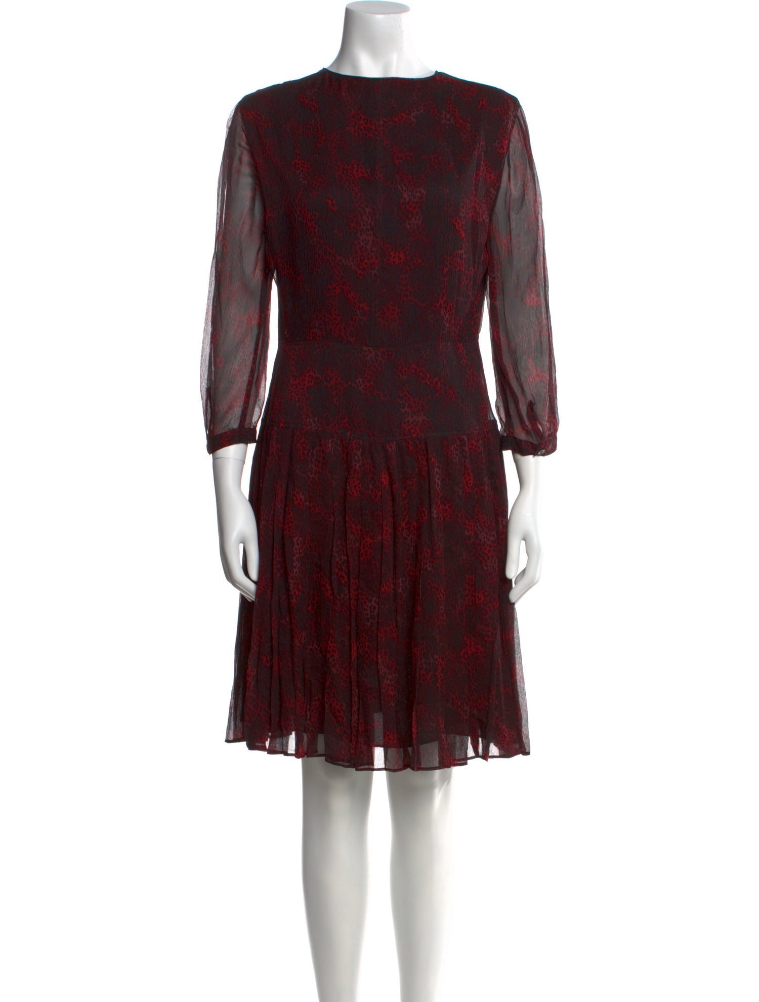 Burberry Brit Silk Knee-Length Dress