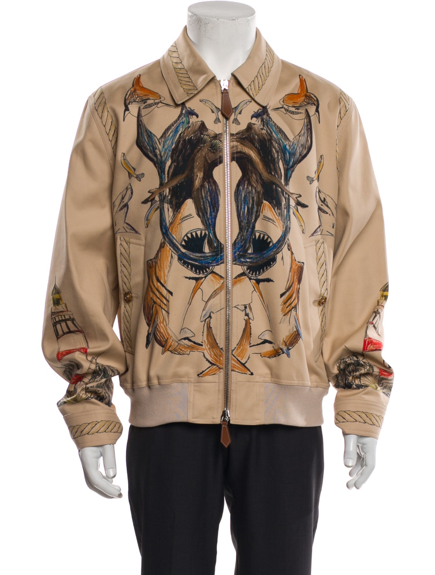 Burberry Graphic Print Jacket