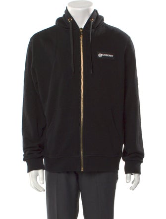Burberry V-Neck Long Sleeve Hoodie