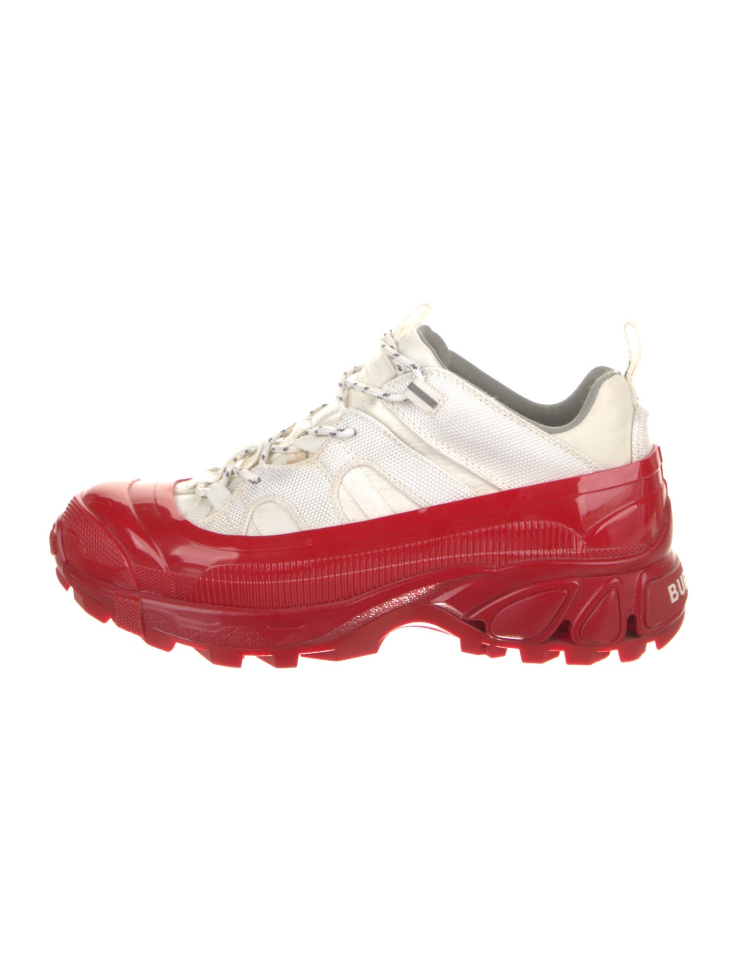 Burberry Neoprene Colorblock Pattern Sneakers