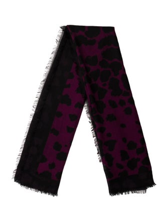 Burberry Cashmere House Check Pattern Scarf