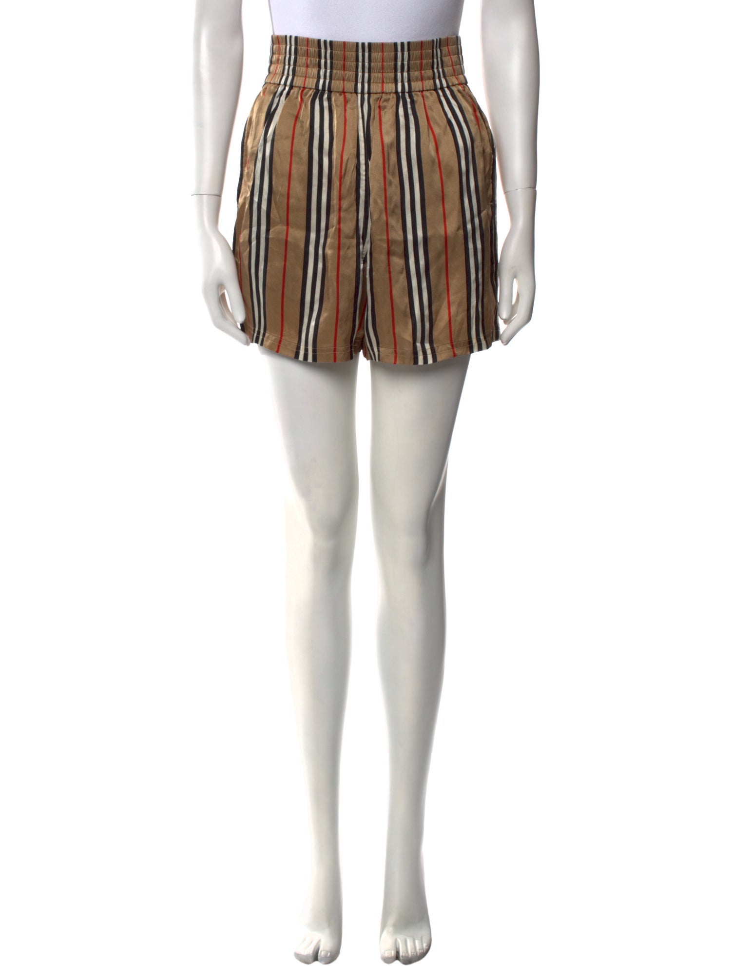 Burberry Silk Mini Shorts