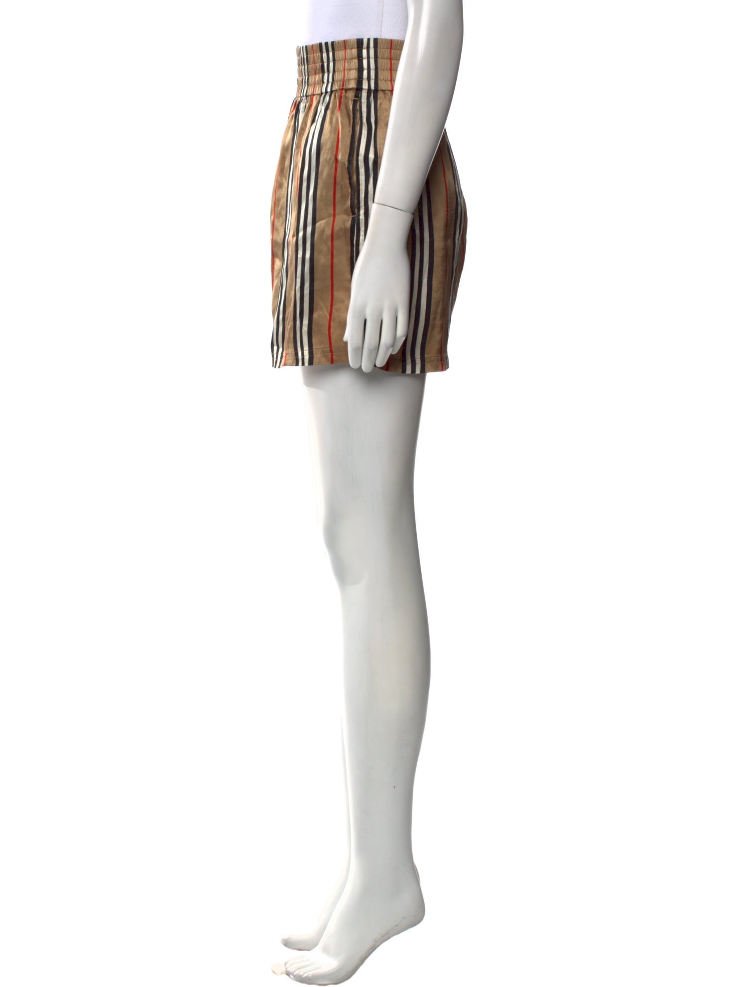 Burberry Silk Mini Shorts