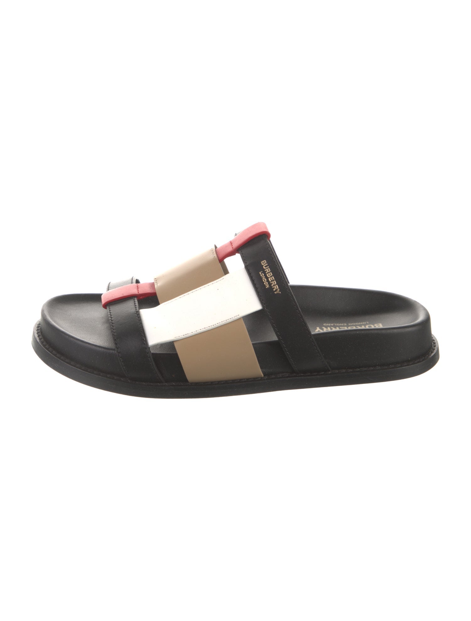 Burberry Leather Slides