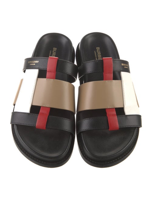 Burberry Leather Slides
