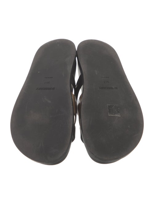 Burberry Leather Slides
